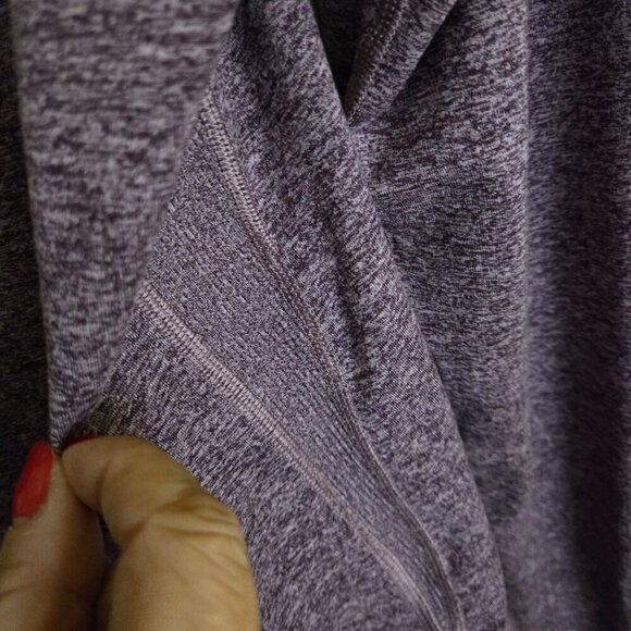 Athleta Uptempo ll Hoodie Sweatshirt Pino Plum Heather 2022 Size M - Picture 5 of 8